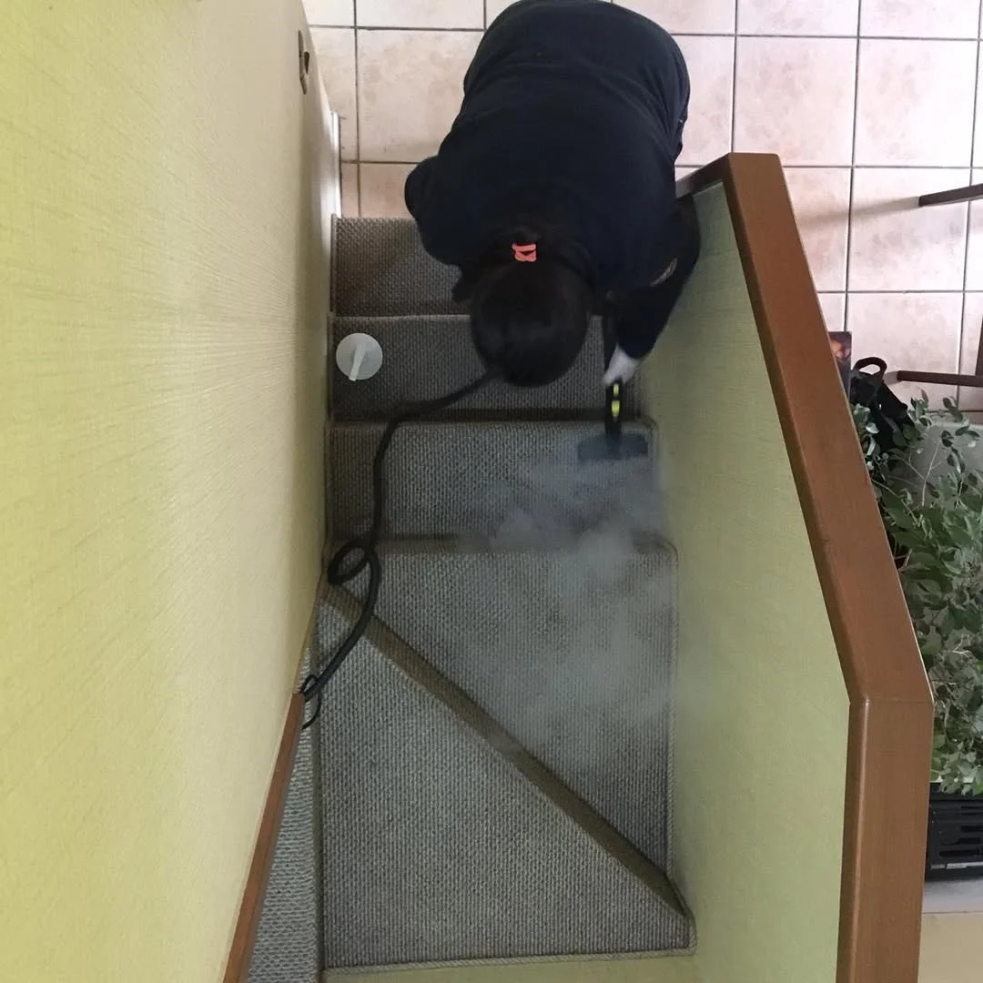 Resultado de limpieza de escalera